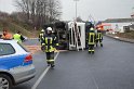 LKW umgestuerzt Niehler Hafen P028